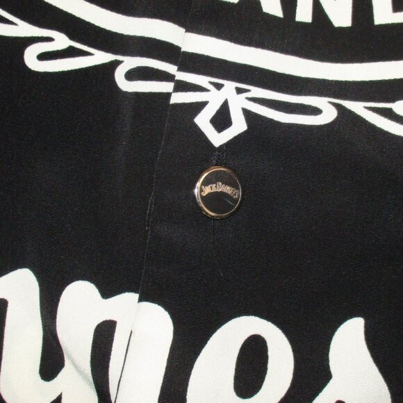 VTG Dragonfly Jack Daniels Button Down Old No 7 Camp Shirt Mens Double Side Sz L - Picture 4 of 5